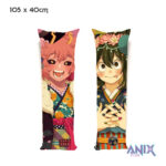 Dakimakura pillowcase 150x50 cm My Hero Academia, Mina and Tsuyu