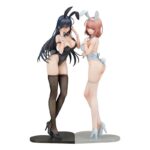 Ikomochi Original Character фигурки 1/6 Black Bunny Aoi & White Bunny Natsume 30 - 31 cm