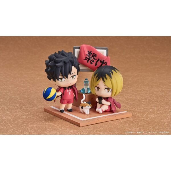 Haikyu!! Qset Mini-Figuuride 2-Pakk: Tetsuro Kuroo & Kenma Kozume (9 cm)