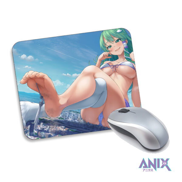 Mousepad 20x24 cm, Anime Girl, Town