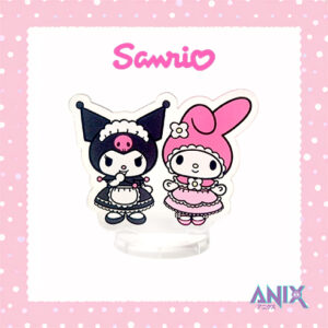 Mini acrylic figure Kuromi and My Melody