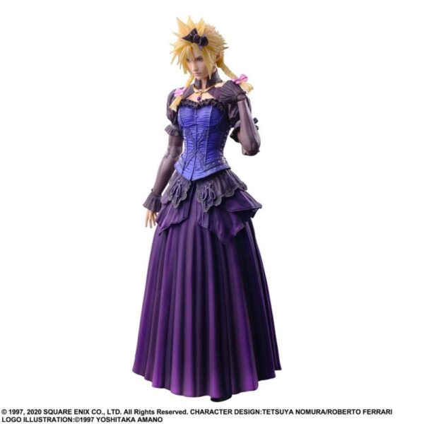 Final Fantasy VII Remake Play Arts Kai Action Figuur Cloud Strife Dress Ver. 28 cm