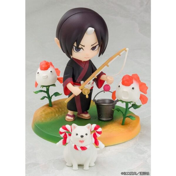 Hozuki no Reitetsu Hakotoniwa PVC Statue Hozuki & Shiro 11 cm