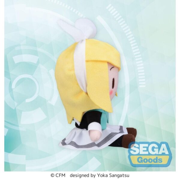 Miniatuurne pehme figuur Character Vocal Series 02: Kagamine Rin/Len Fuwa Petit – Kagamine Rin Uniform Ver. (EX), 16 cm