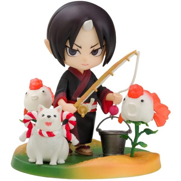 Hozuki no Reitetsu Hakotoniwa PVC Statue Hozuki & Shiro 11 cm