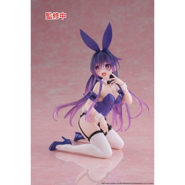 Date A Live V PVC Statue Desktop Cute Figure Tohka Yatogami Bunny Ver. 13 cm