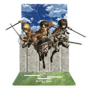 Akrüüldioraam Blue Lock – Eren, Mikasa & Armin, 20 cm