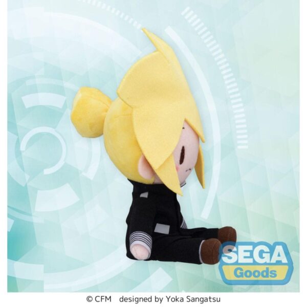 Мини-плюшевая фигурка Character Vocal Series 02: Kagamine Rin/Len Fuwa Petit – Kagamine Len Uniform Ver. (EX), 16 см.