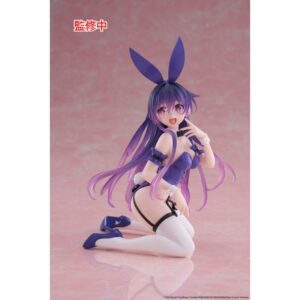 Date A Live V PVC Statue Desktop Cute Figure Tohka Yatogami Bunny Ver. 13 cm