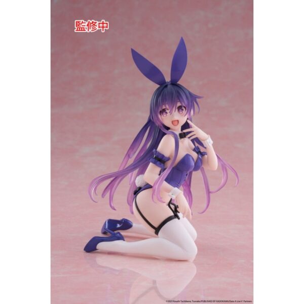 Date A Live V PVC Statue Desktop Cute Figure Tohka Yatogami Bunny Ver. 13 cm