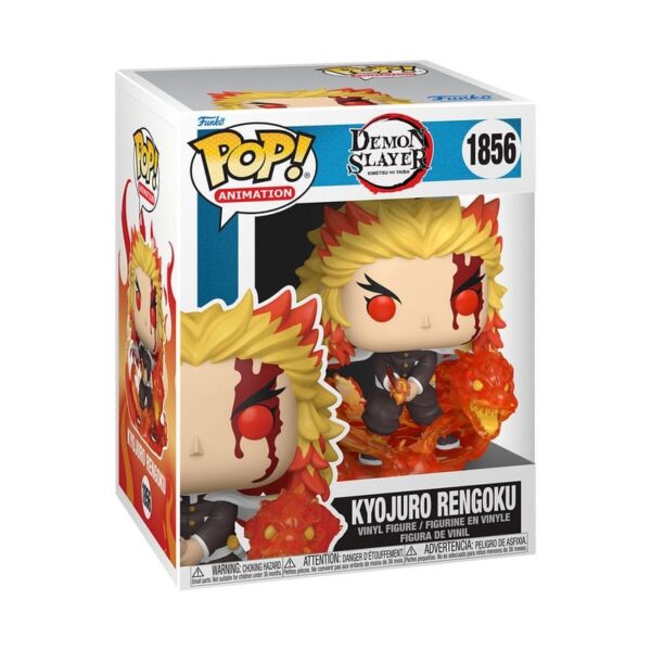 Demon Slayer: Kimetsu no Yaiba POP! Animation vinüülfiguur Kyojuro Rengoku 9th Form Exclusive, 9 cm