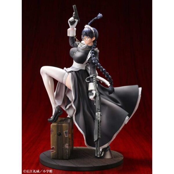 Black Lagoon PVC figuur 1/7 Roberta The Maid of Nightmares Ver. 29 cm