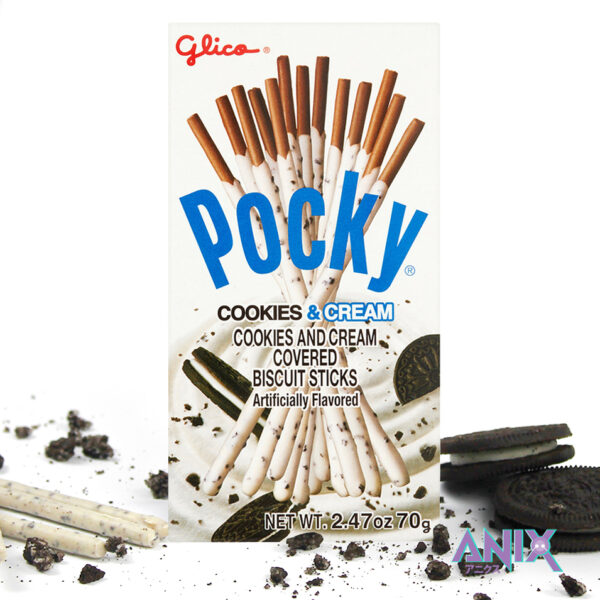 Pocky Cookies & Cream pulgakesed, 45g