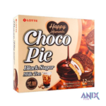 Lotte Choco Pie пирожные с черным сахаром, 336 г