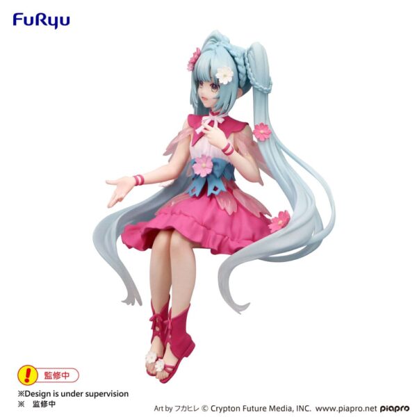 Hatsune Miku Noodle Stopper PVC figuur Flower Fairy Cosmos 14 cm