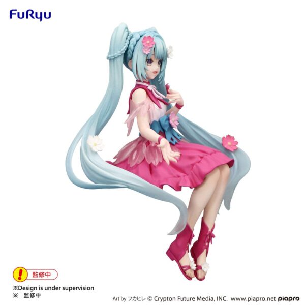 Hatsune Miku Noodle Stopper PVC figuur Flower Fairy Cosmos 14 cm