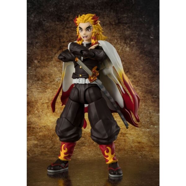 Фигурка Demon Slayer: Kimetsu no Yaiba S.H.Figuarts, Kyojuro Rengoku, 15 см