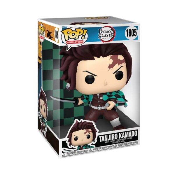 Demon Slayer: Kimetsu no Yaiba Super Sized Jumbo POP! Vinüülfiguur Tanjiro, 25 cm