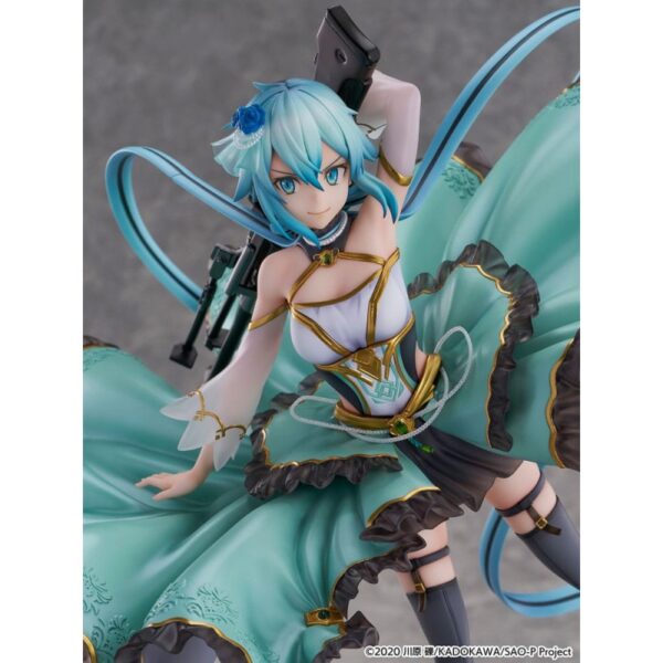 Sword Art Online SHIBUYA SCRAMBLE FIGURE PVC figuur 1/7 Sinon Crystal Dress Ver. 29 cm