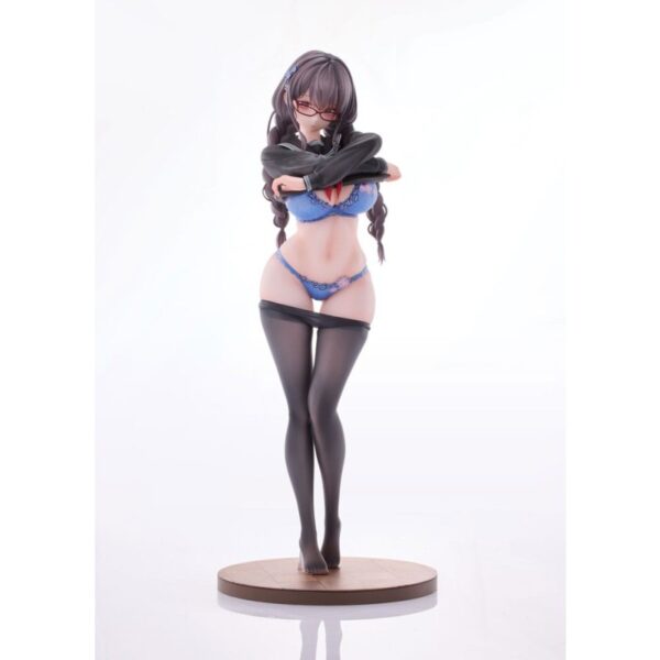 Original Character PVC figuur 1/6 Gap Glasses Girl Who Doesn't Want To Take Physical Education Class, 28 см