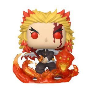 Demon Slayer: Kimetsu no Yaiba POP! Animation vinüülfiguur Kyojuro Rengoku 9th Form Exclusive, 9 cm