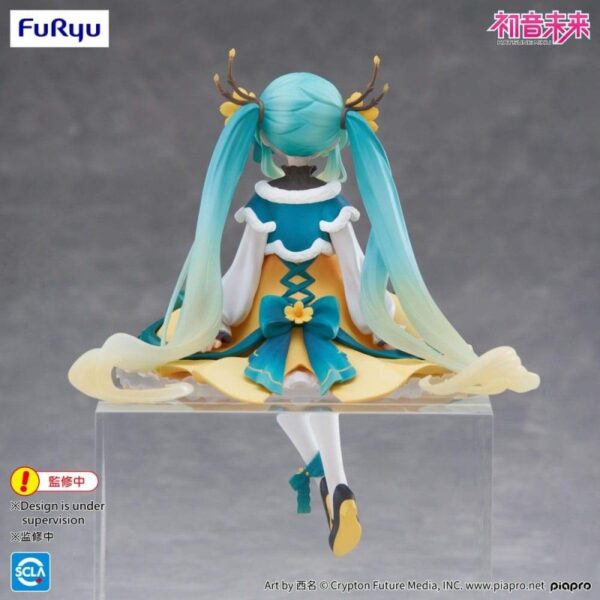 Hatsune Miku Noodle Stopper PVC Statue Hatsune Miku 2025 Chinese New Year Ver. 14 cm