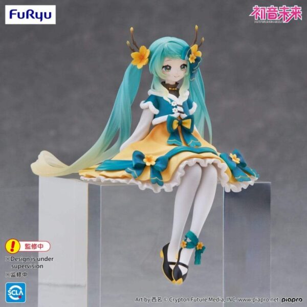 Hatsune Miku Noodle Stopper PVC Statue Hatsune Miku 2025 Chinese New Year Ver. 14 cm