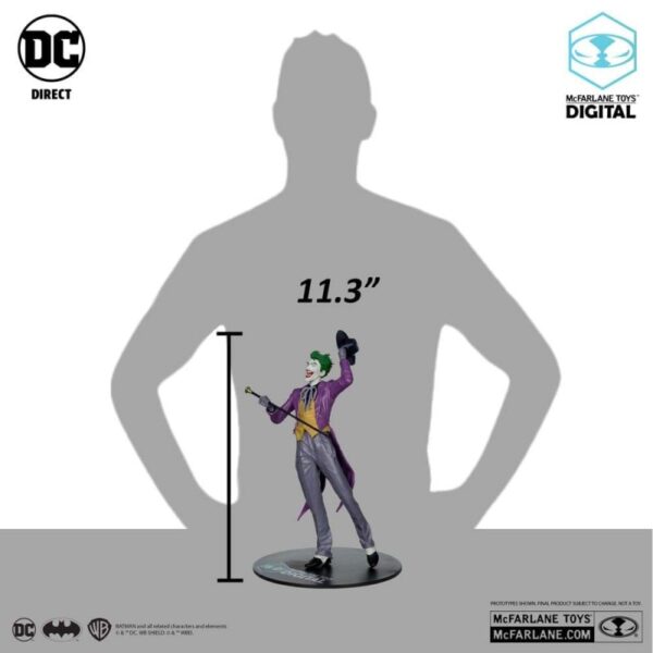 DC Direct PVC Statue 1/6 The Joker by Jason Fabok (McFarlane Digital) 29 cm