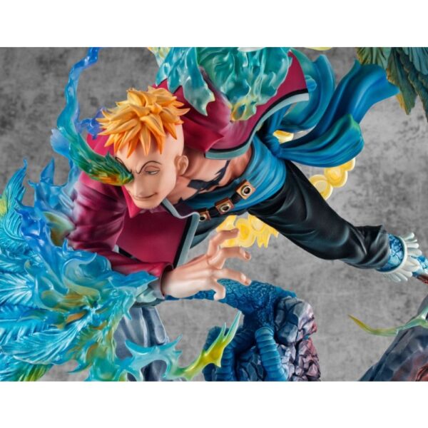 One Piece P.O.P MAS Maximum PVC фигурка Marco the Phoenix Leader of 1st group of Whitebeard Pirates 32 cm