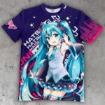 Hatsune Miku T-särk Expressive Vibes, suurus L