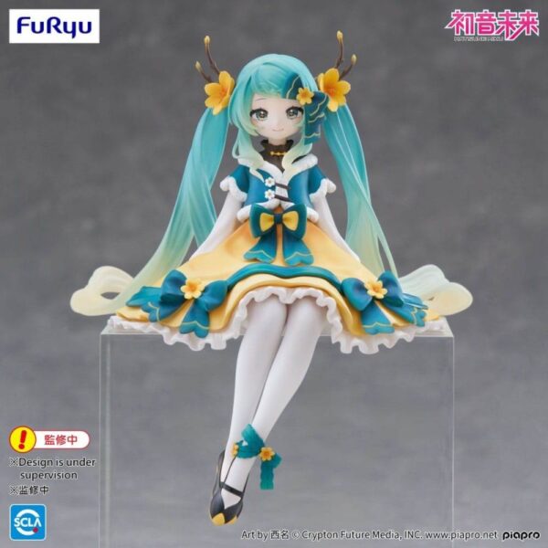 Hatsune Miku Noodle Stopper PVC Statue Hatsune Miku 2025 Chinese New Year Ver. 14 cm