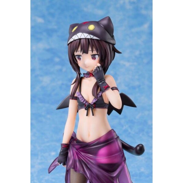 KonoSuba: An Explosion on This Wonderful World! Statue 1/7 Megumin Chomusuke Swimsuit Ver. 22 cm