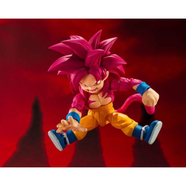 Dragon Ball Daima S.H.Figuarts Action FigureSuper Saiyan Level 4 Son Goku (mini) 8 cm