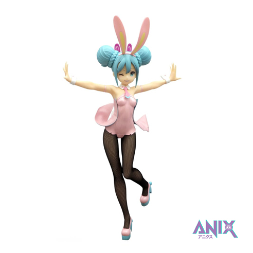 Hatsune Miku BiCute Bunnies PVC Statue Wink Pearl Pink Color Ver. 30 cm