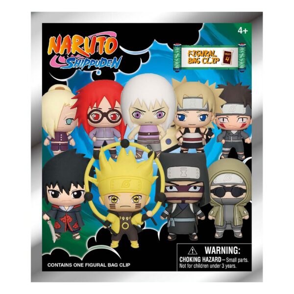 Naruto Shippuden 3D PVC koti klambrid Seeria 4 (Juhuslik)