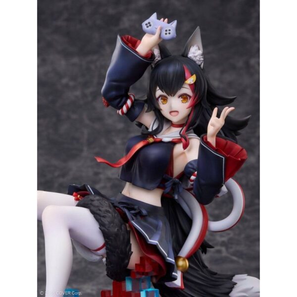 Hololive Production PVC Figuur 1/7 Ookami Mio We Are Gamers Ver. 22 cm