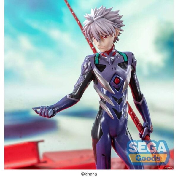 Evangelion: 3.0+1.0 Thrice Upon a Time Luminasta PVC Statue Kaworu Nagisa x Spear of Longinus 21 cm