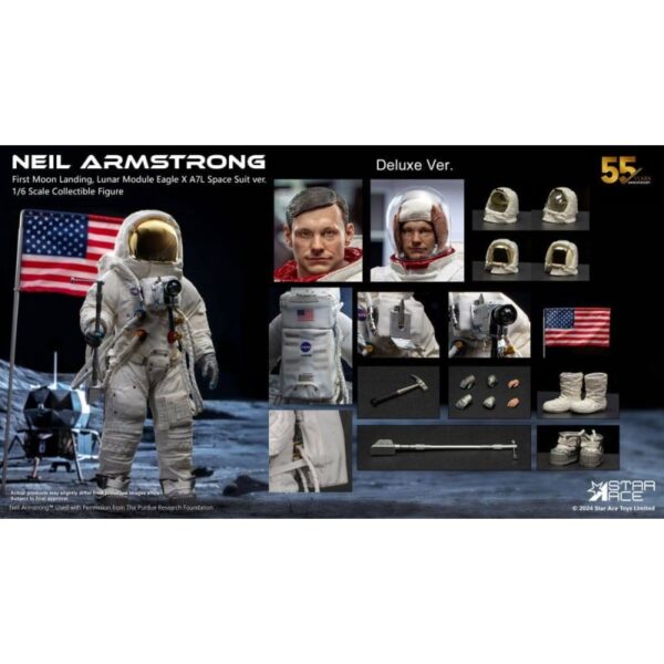 Neil Armstrong action-Figuur 1/6 Neil Armstrong Deluxe versioon 30 cm