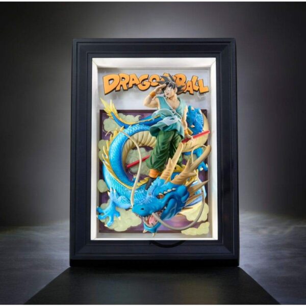 Dragon Ball Z Tamashii Art 3D Relief Picture Son Goku & Dragon 27 cm