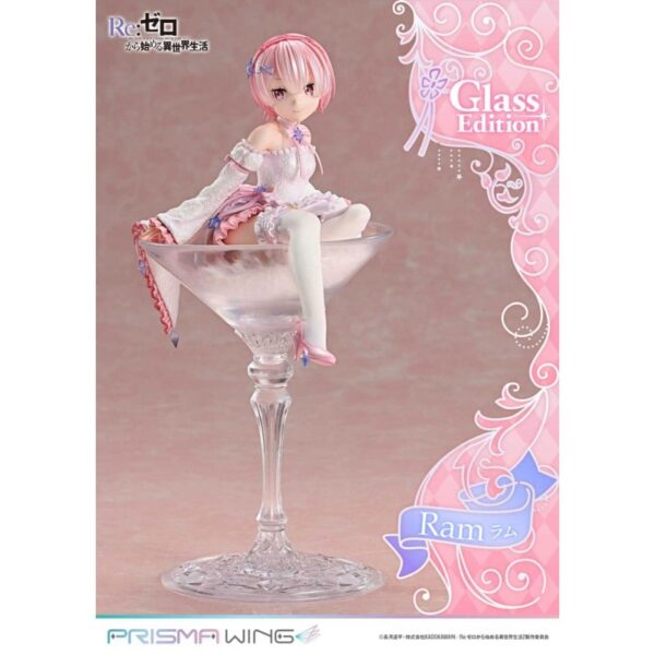 Фигурка Re:ZERO Starting Life in Another World Prisma Wing PVC Statue 1/7 Ram Glass Edition 24 см