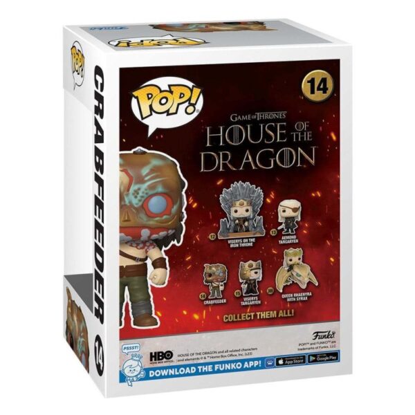 House of the Dragon POP! TV Vinüülfiguur Crabfeeder 9 cm