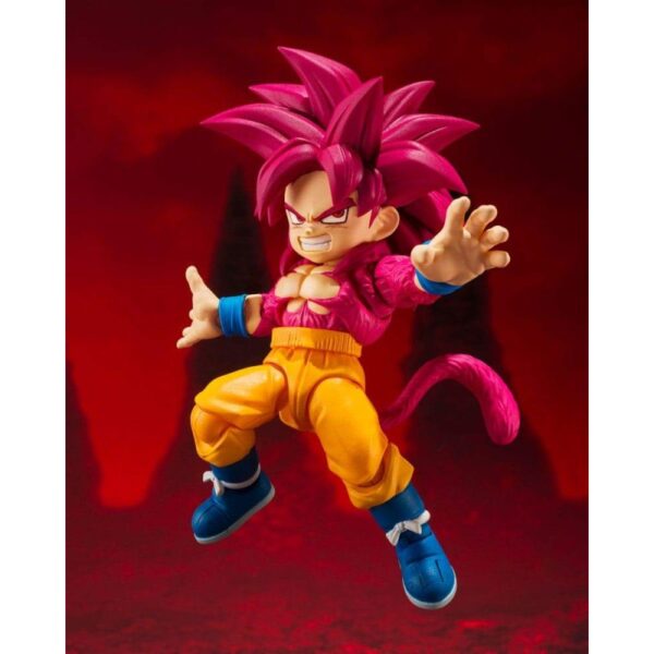 Dragon Ball Daima S.H.Figuarts Action FigureSuper Saiyan Level 4 Son Goku (mini) 8 cm