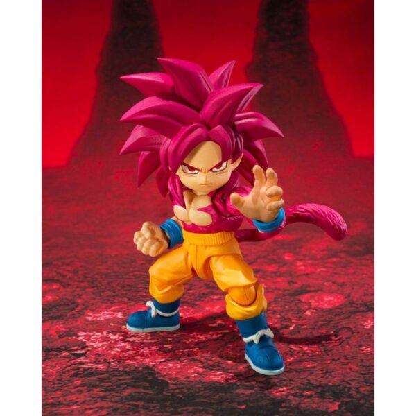 Dragon Ball Daima S.H.Figuarts Action FigureSuper Saiyan Level 4 Son Goku (mini) 8 cm