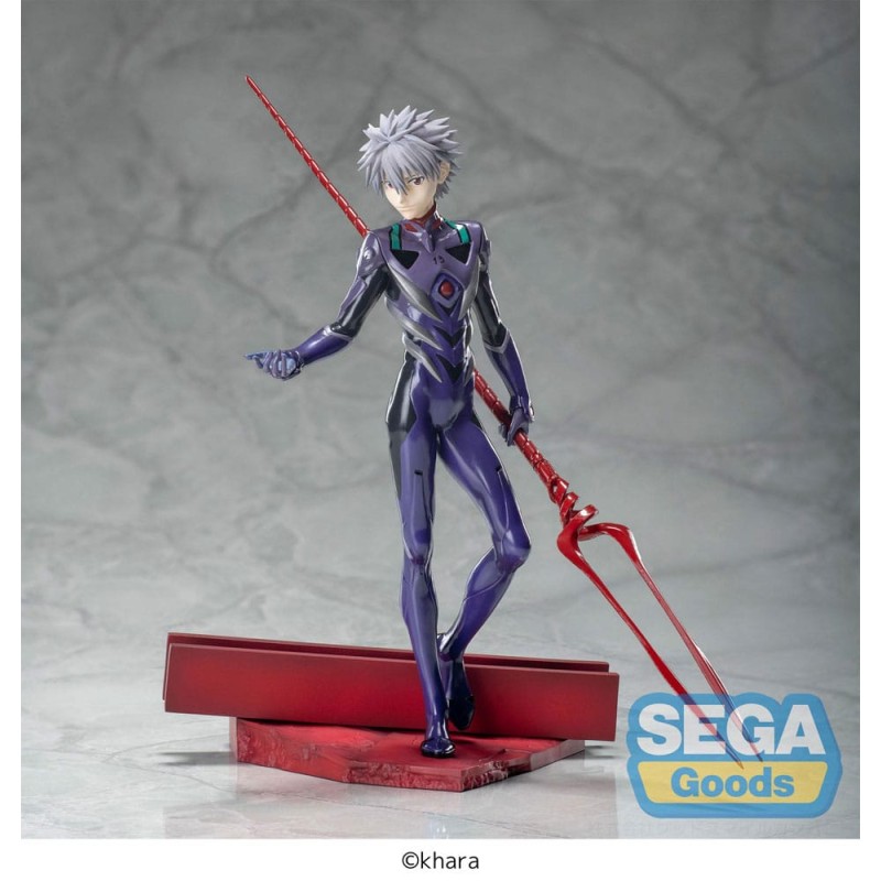 Evangelion: 3.0+1.0 Thrice Upon a Time Luminasta PVC Statue Kaworu Nagisa x Spear of Longinus 21 cm