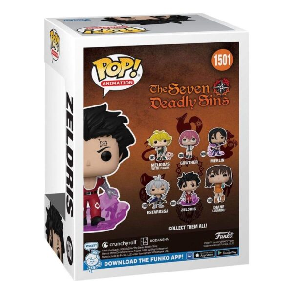 Seven Deadly Sins Pop! Animation Vinüülfiguur Zeldris 9 cm