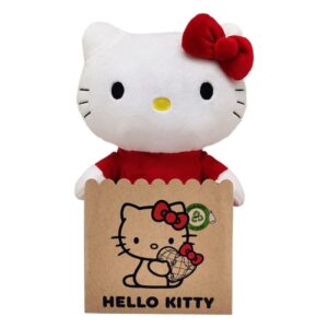 Плюшевая фигурка Sanrio Hello Kitty в красном платье 24 см