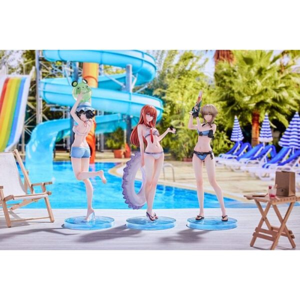 Steins Gate PVC Statues 3-Pack 1/7 Suzuha Amane, Kurisu Makise, Mayuri Shiina Swimsuit Ver.