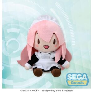 Hatsune Miku: Project DIVA Arcade Future Tone Fuwa Petit Plush Figuur Megurine Luka Maid Ver. (EX) 16 cm