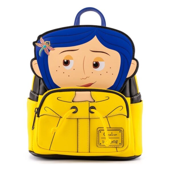 Coraline seljakott Loungeflylt — Laika Coraline Rain Coat Cosplay