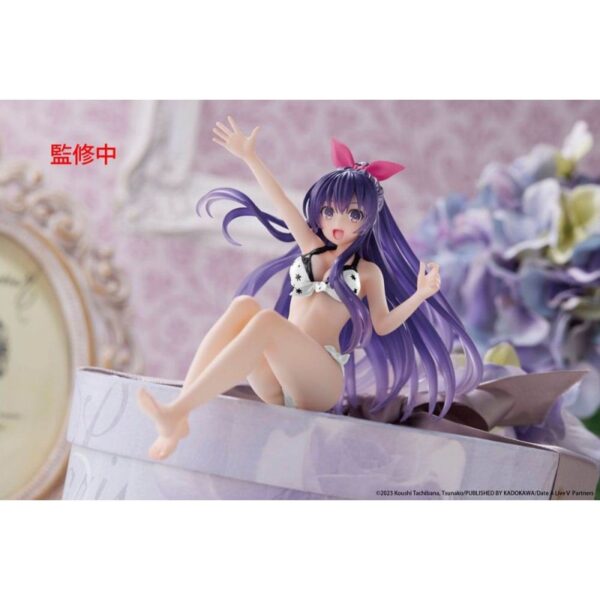 Date A Live V Aqua Float Girls PVC Figuur Tohka Yatogami Uuendatud versioon 10 cm
